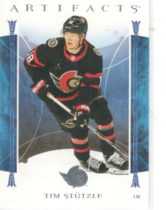 Tim Stutzle #1 Hockey Cards 2022 Upper Deck Artifacts