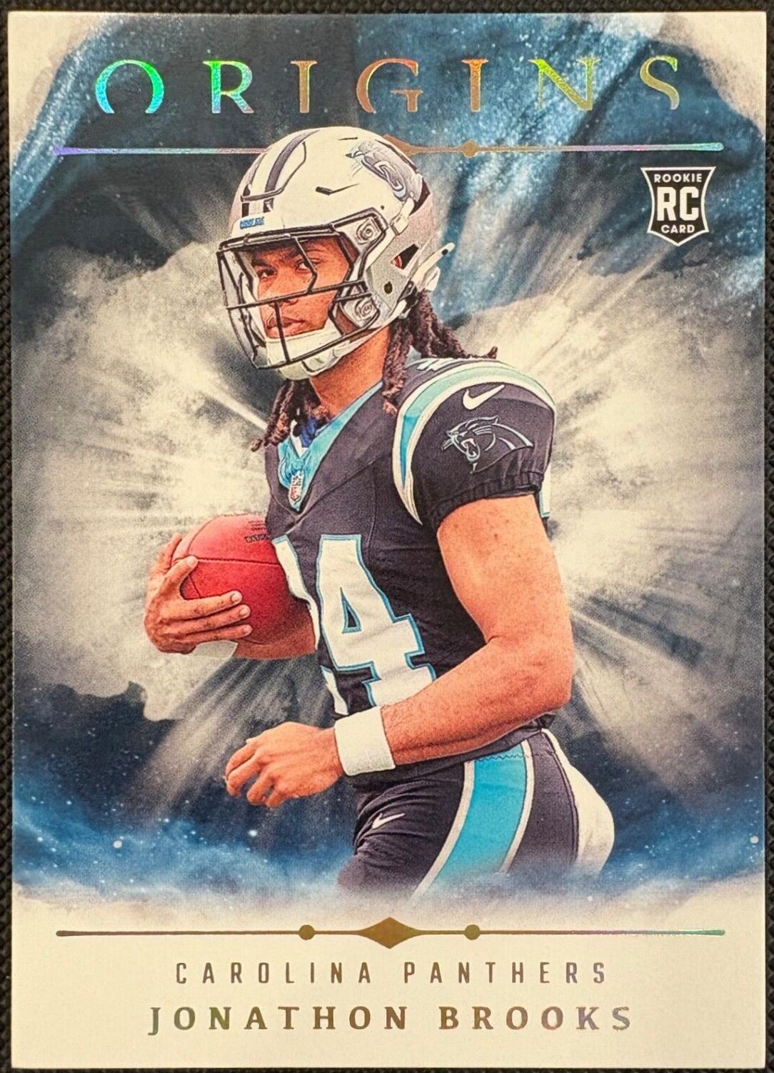 Jonathon Brooks #104 Football Cards 2024 Panini Origins