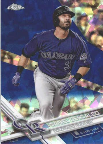 Daniel Descalso #17 Baseball Cards 2017 Topps Chrome Sapphire