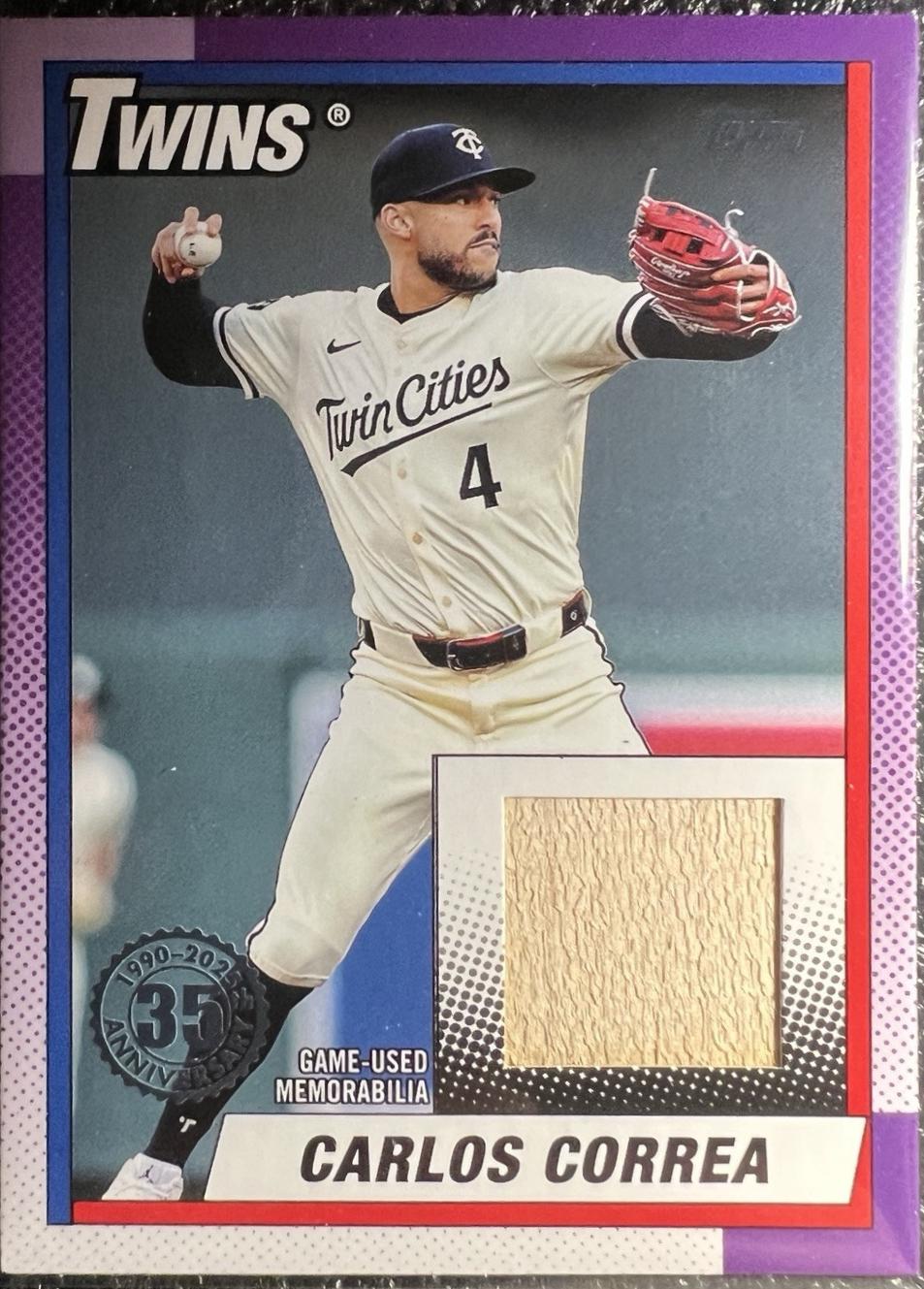 Carlos Correa #T90R-CCO Prices | 2025 Topps 1990 Relic | Baseball
