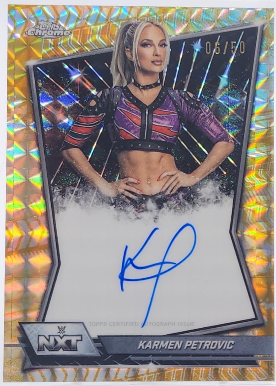 Karmen Petrovic [Gold Geometric Refractor] #NXT-KAR
