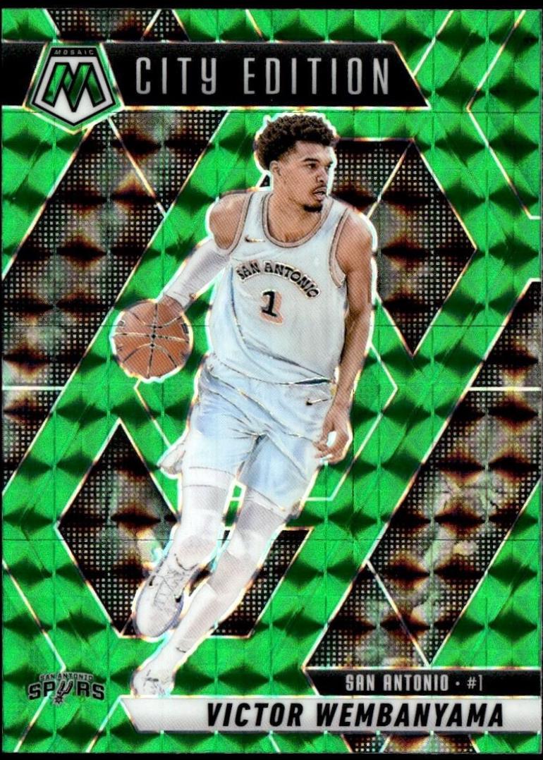 2024 Panini Mosaic Victor Wembanyama [Green] #288 card