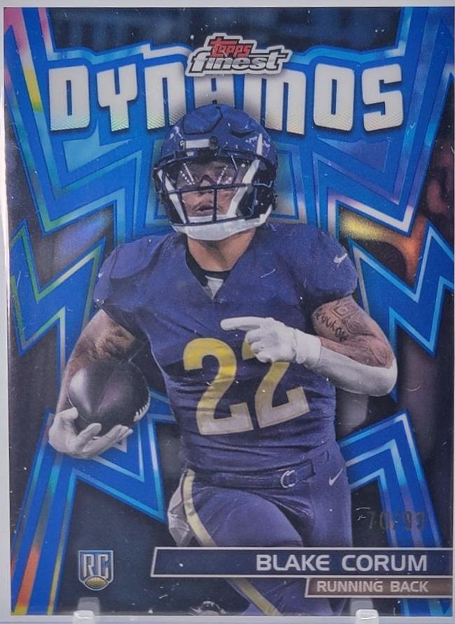 Blake Corum [Blue Refractor] #DYN-4