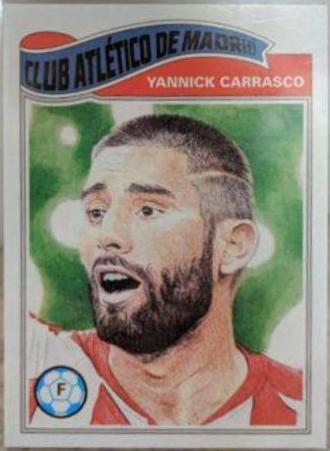 Yannick Carrasco #161 Soccer Cards 2020 Topps Living UEFA Champions League