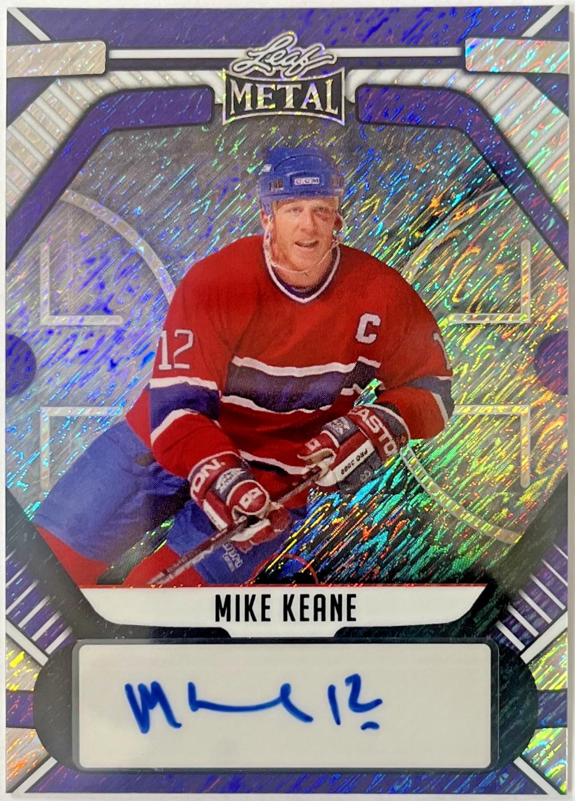 Mike Keane #BA-MK2 2025 Leaf Metal Legends Autograph Hockey