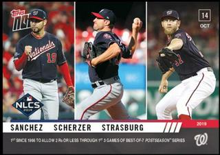 Sanchez, Scherzer, Strasburg