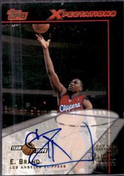 Elton Brand #TXA-ETB Basketball Cards 2001 Topps Xpectations Autograph