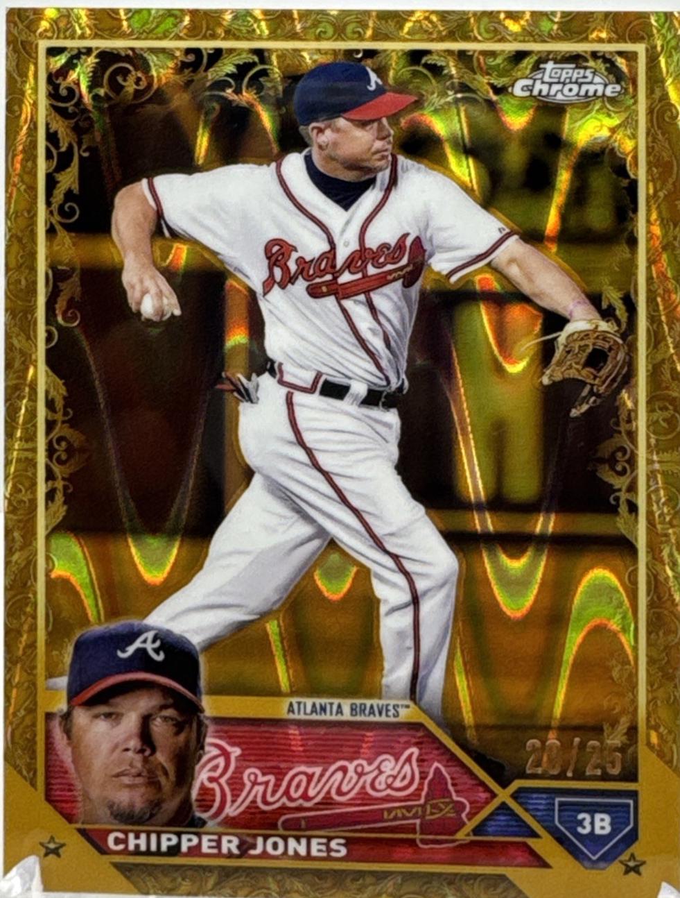 Chipper Jones [RayWave Gold] #65