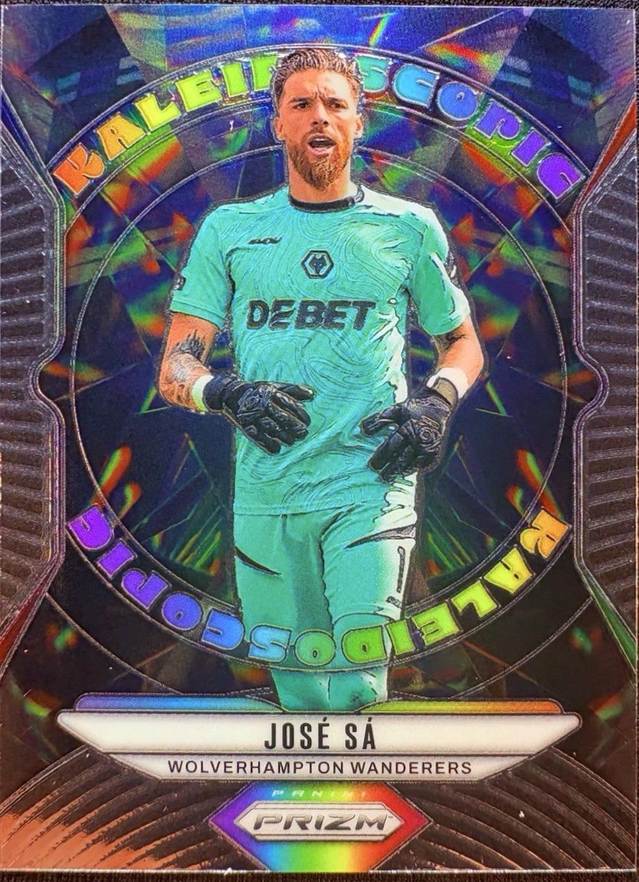 Jose Sa #23 2024 Panini Prizm Premier League Kaleidoscopic