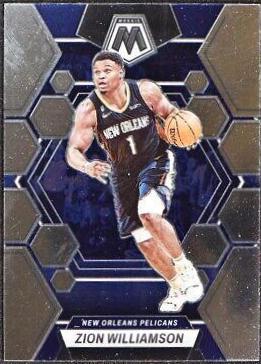 Zion Williamson #120 Basketball Cards 2022 Panini Mosaic