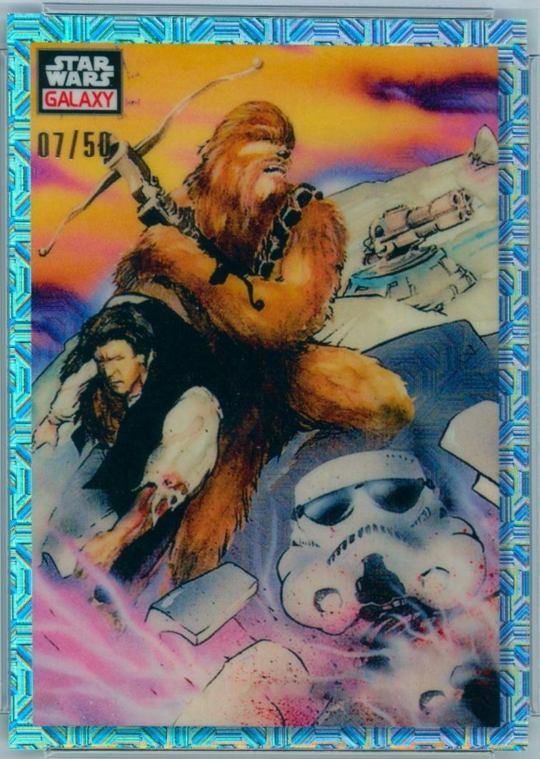 Embattled Han & Chewie [Mojo Refractor] #21
