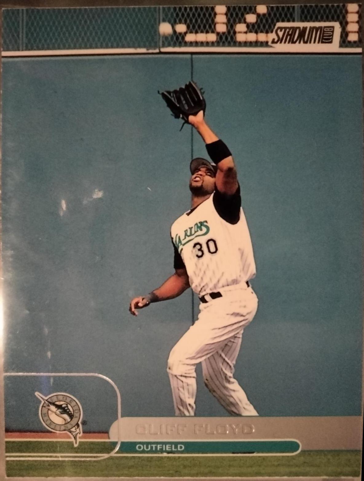Cliff Floyd #38 Baseball Cards 2002 Stadium Club