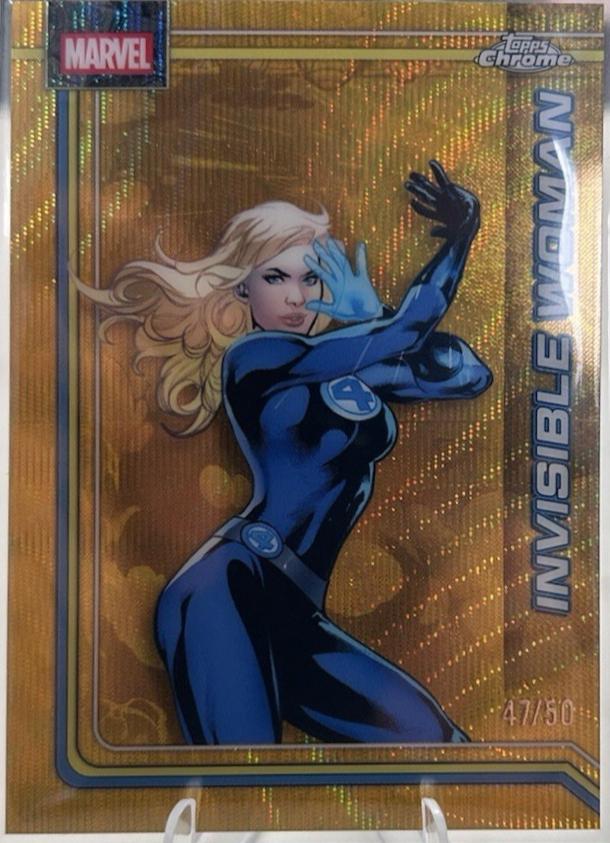 Invisible Woman Gold Wave Refractor