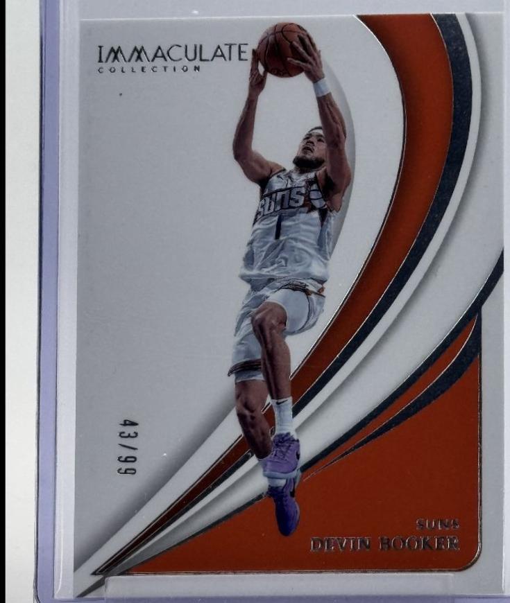 Devin Booker #15 Basketball Cards 2023 Panini Immaculate