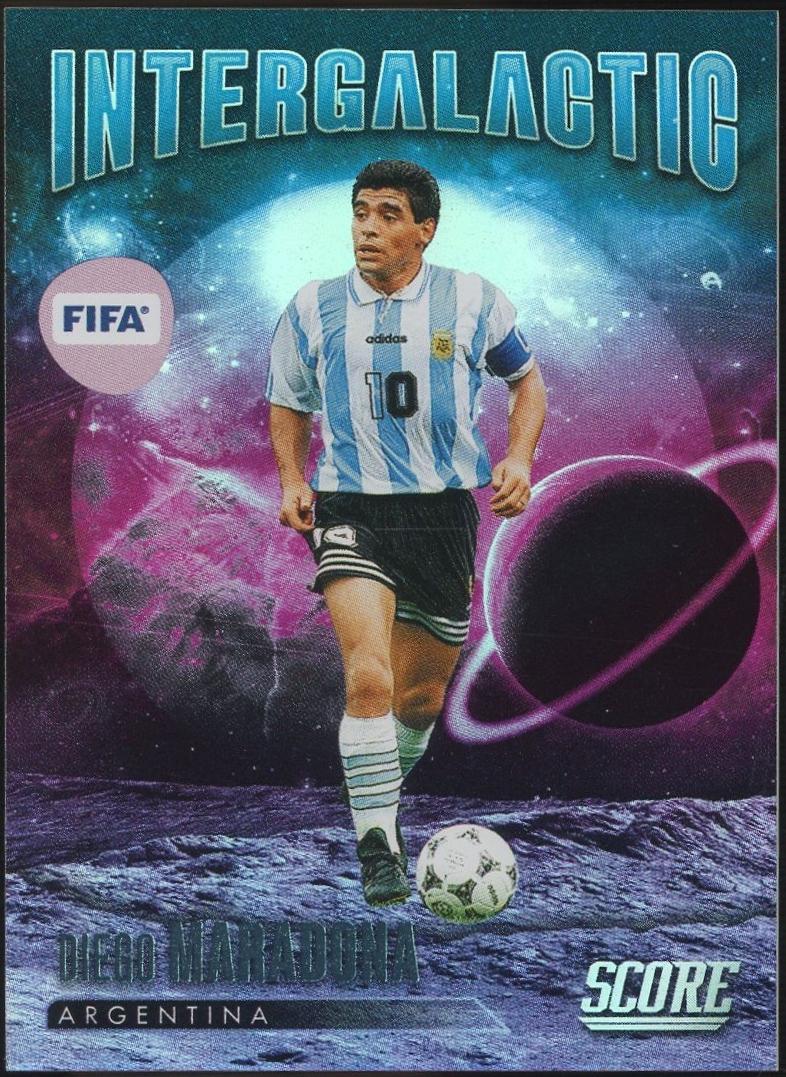 Diego Maradona #20 2023 Panini Score FIFA Intergalactic