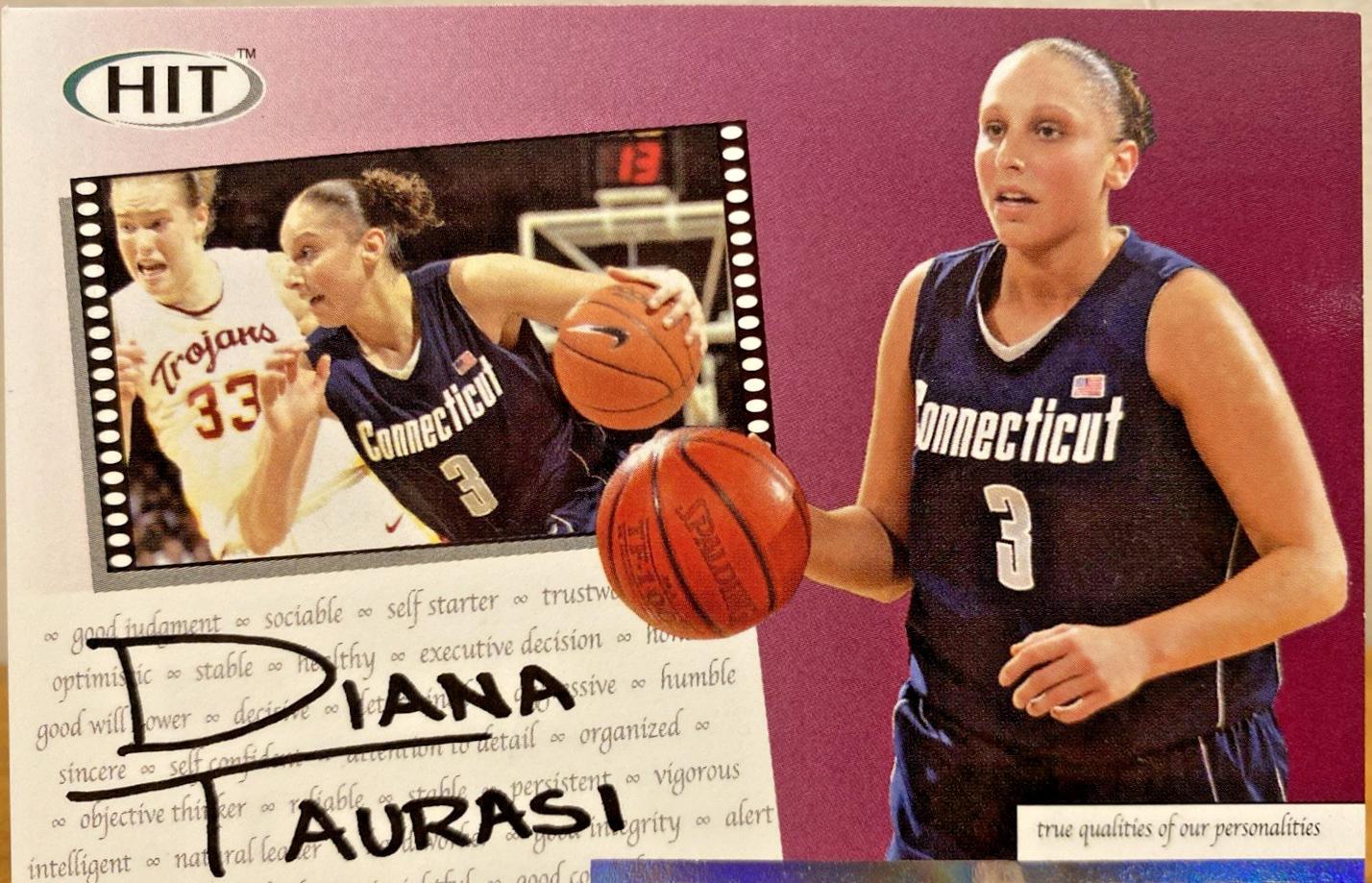 Diana Taurasi #1 2004 Sage Hit The Write Stuff Basketball