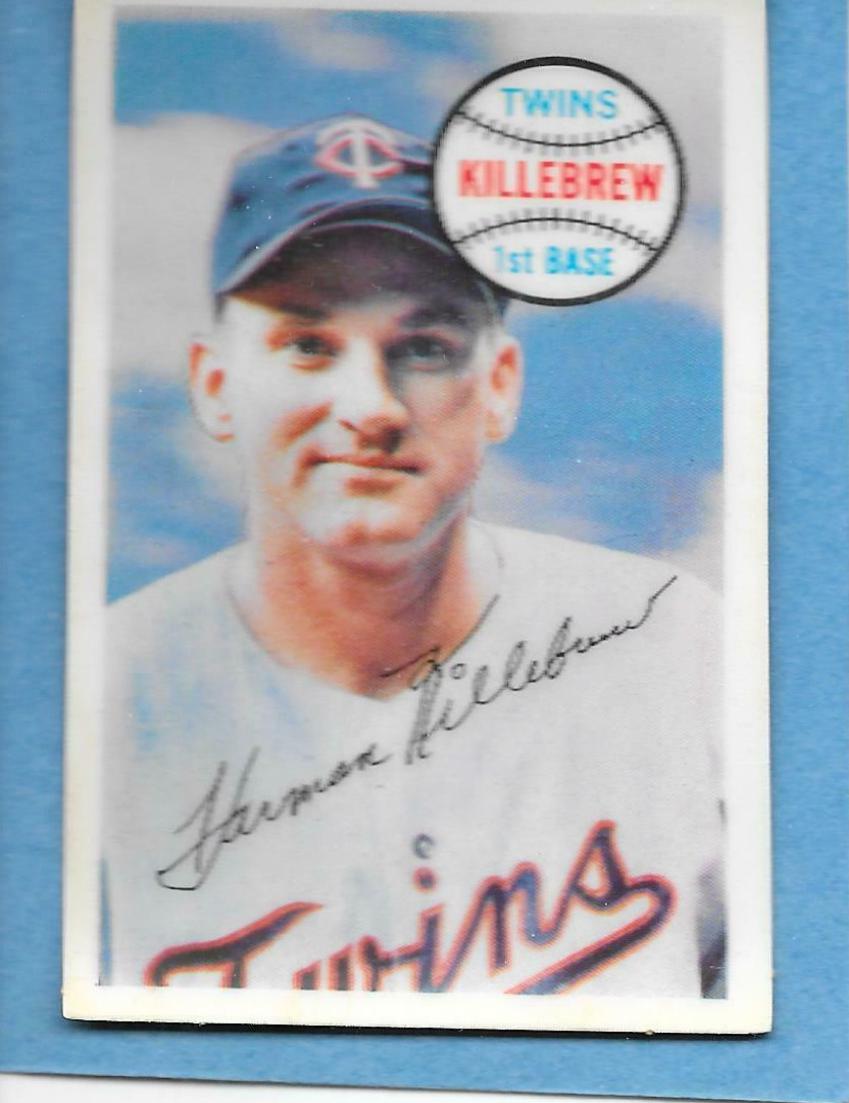 Harmon Killebrew #61 Baseball Cards 1970 Kellogg's