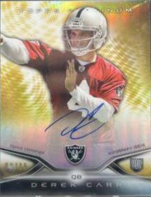 Derek Carr [Gold Refractor] #57