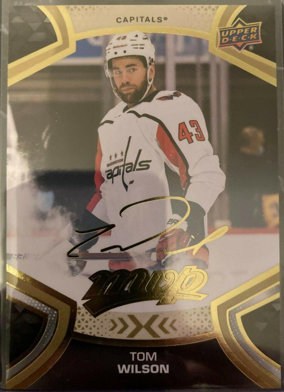 Tom Wilson #143 Hockey Cards 2021 Upper Deck MVP