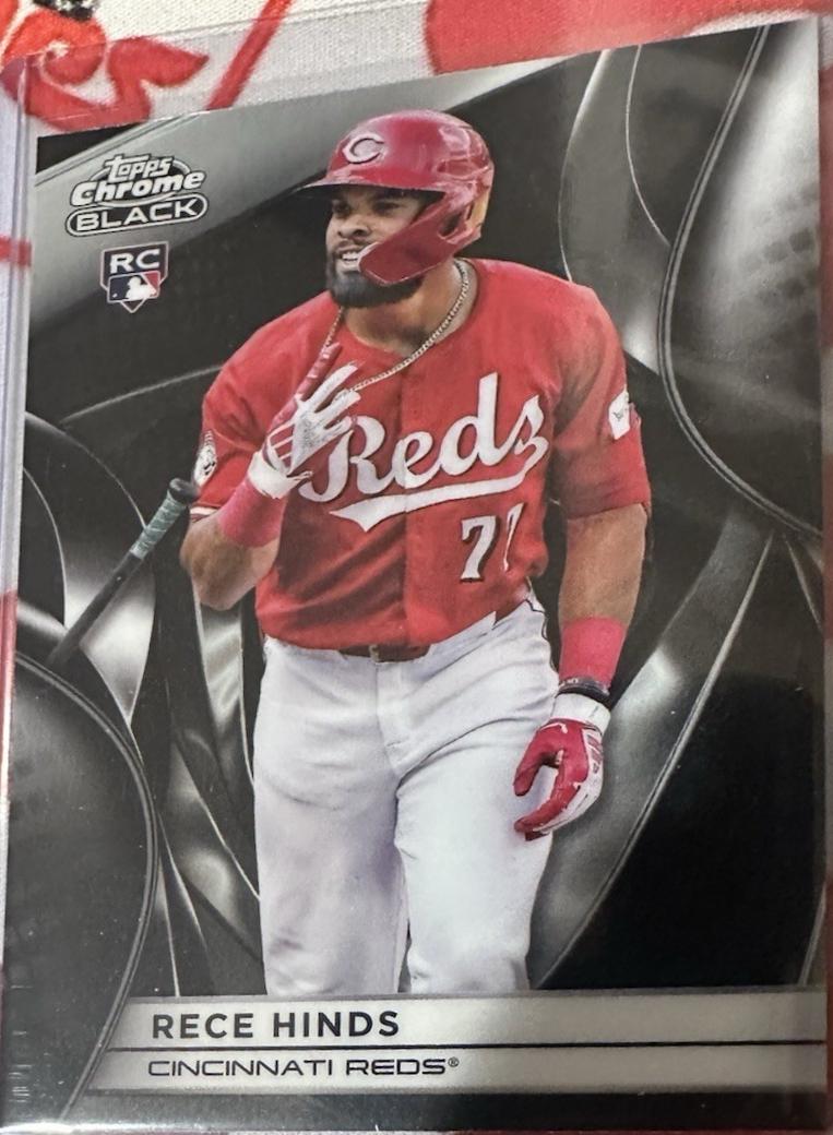 Rece Hinds #149 2025 Topps Chrome Black Baseball