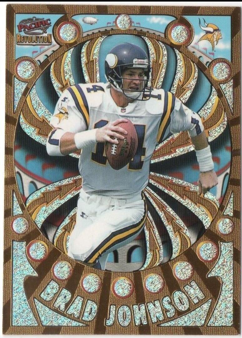 Brad Johnson #78 1997 Pacific Revolution Football