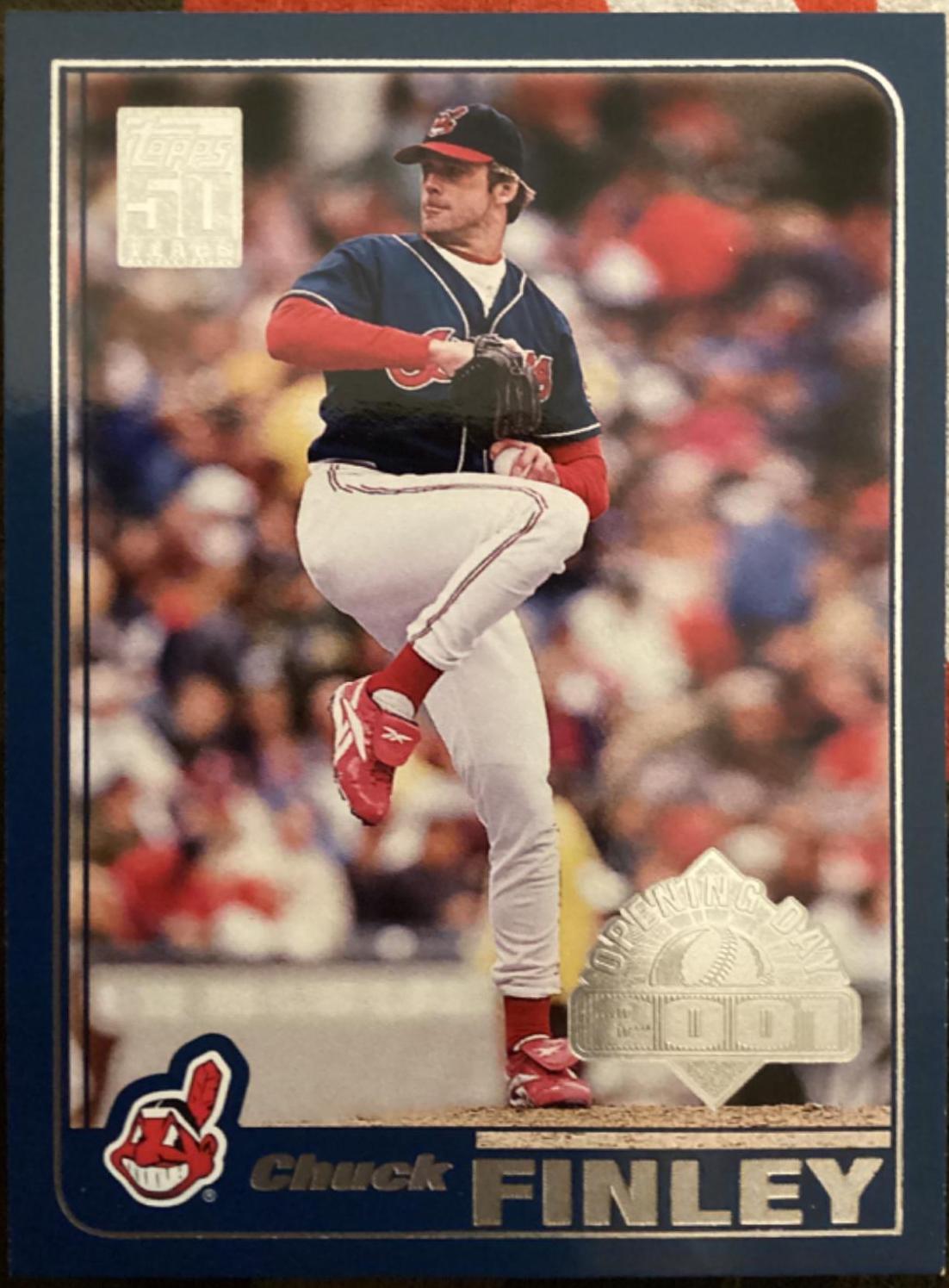 Chuck Finley #18 Baseball Cards 2001 Topps Opening Day