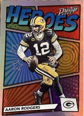 Aaron Rodgers #H-1 Football Cards 2022 Panini Prestige Heroes