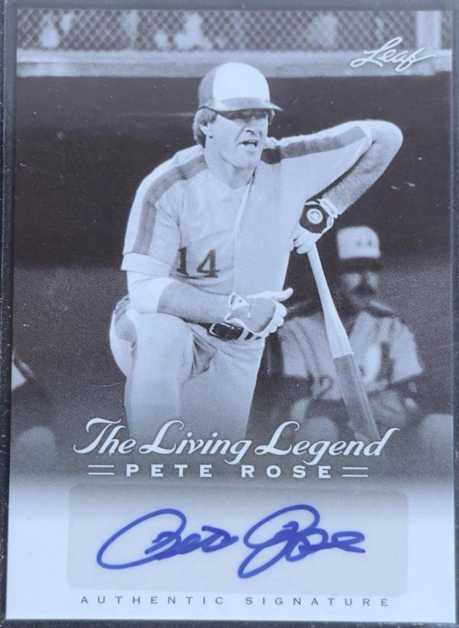 Pete Rose #AU-45 2012 Leaf The Living Legend Autograph Baseball