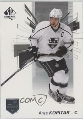 Anze Kopitar #11 Hockey Cards 2016 SP Authentic