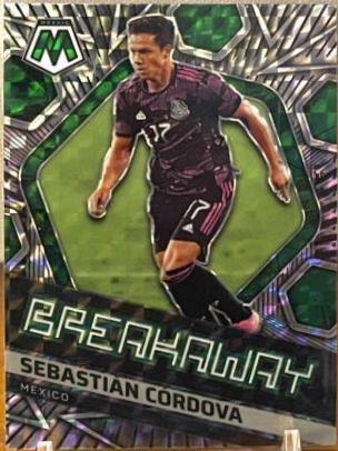 Sebastian Cordova #22 Soccer Cards 2021 Panini Mosaic Road to FIFA World Cup Breakaway