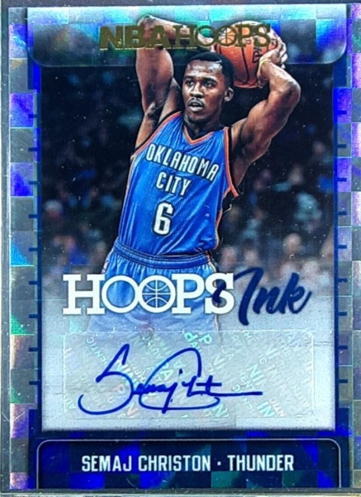 Semaj Christon #HI-SCN Basketball Cards 2017 Panini Hoops Ink