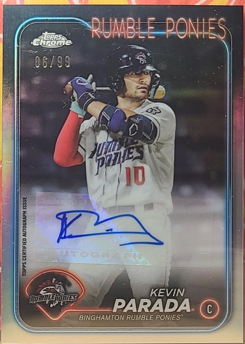 Kevin Parada #PDC-96 2024 Topps Pro Debut Baseball Chrome