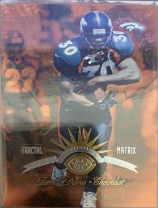 Terrell Davis #200 1997 Leaf Football