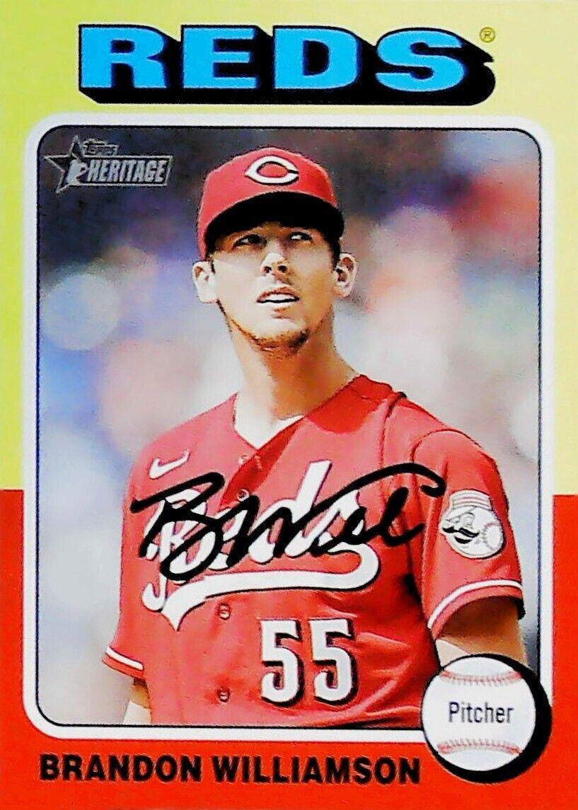 Brandon Williamson #264 Baseball Cards 2024 Topps Heritage