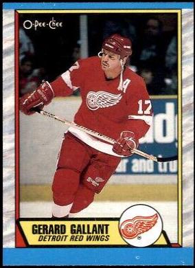 Gerard Gallant #172 Hockey Cards 1989 O-Pee-Chee