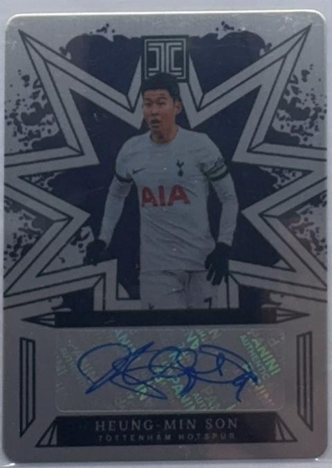 Heung-Min Son #5 Soccer Cards 2023 Panini Impeccable Premier League Stainless Stars Signatures
