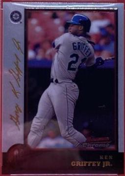 Ken Griffey Jr. #33 Baseball Cards 1998 Bowman Chrome Golden Anniversary