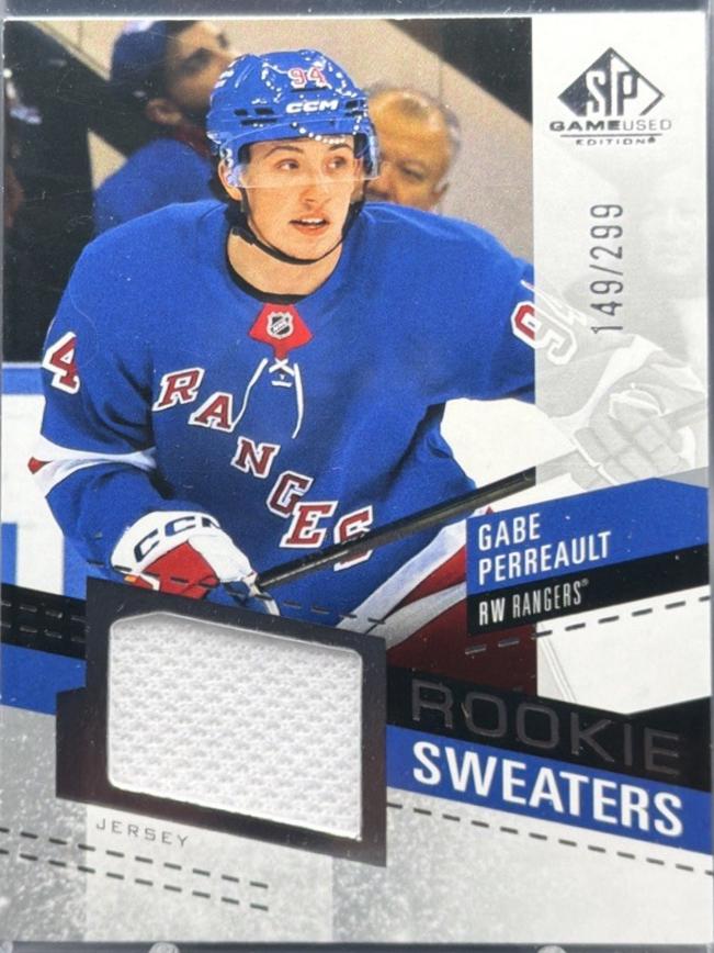 Gabe Perreault #RS-GP 2025-26 SP Game Used Hockey Rookie Sweaters