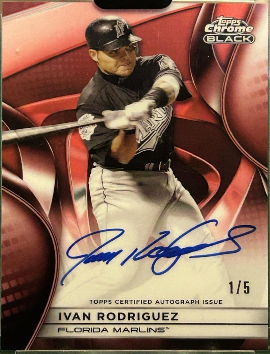 Ivan Rodriguez [Red Refractor] #CBA-IR