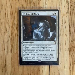 We Ride at Dawn