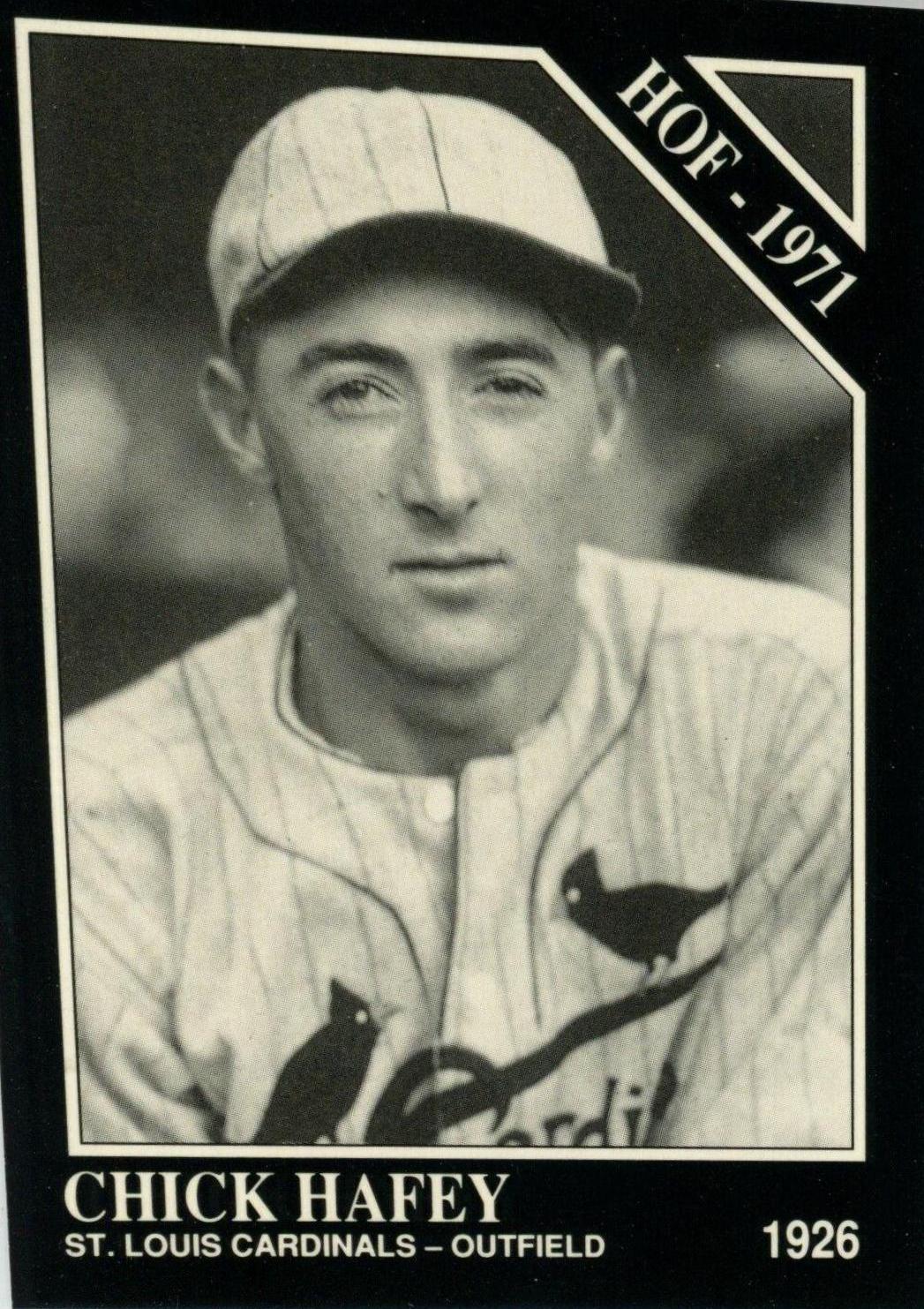 Chick Hafey #33 Baseball Cards 1991 Conlon Collection