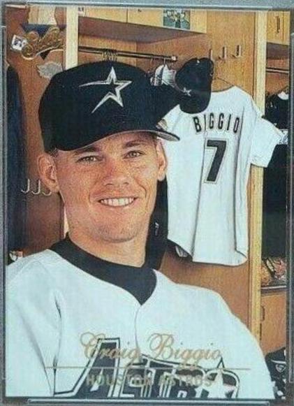 Craig Biggio #17 Baseball Cards 1994 Studio