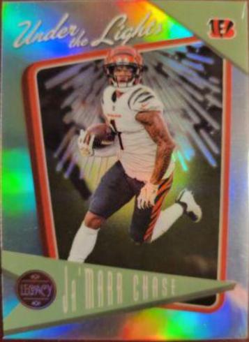 Ja'Marr Chase #UL-38 Football Cards 2022 Panini Legacy Under The Lights