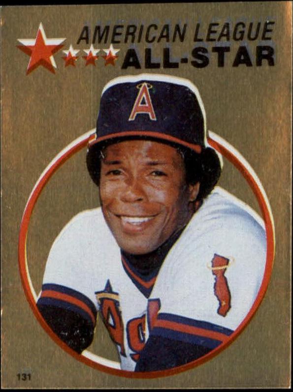 Rod Carew #131 1982 Topps Stickers Baseball