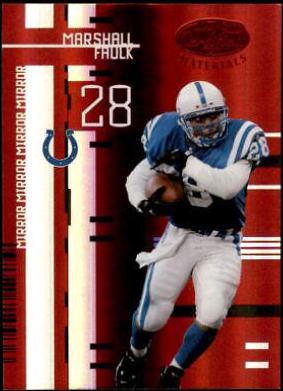 Marshall Faulk [Mirror Red] #128
