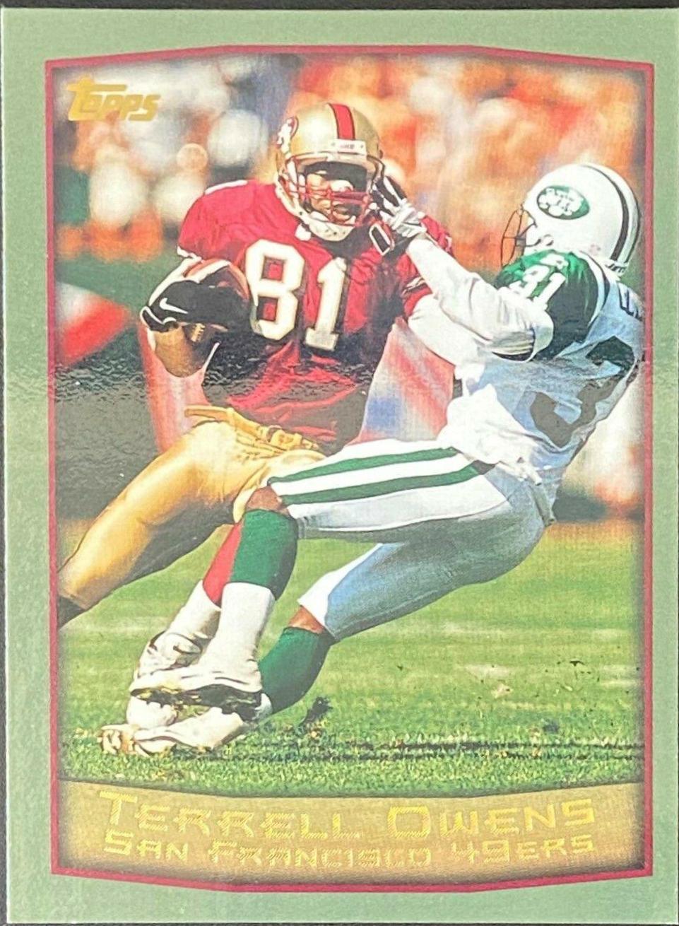 Terrell Owens #20 Football Cards 1999 Topps