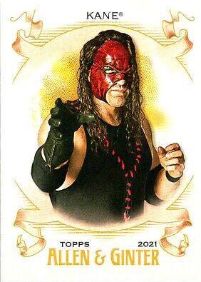 Kane #AG-11 Wrestling Cards 2021 Topps Heritage WWE Allen & Ginter