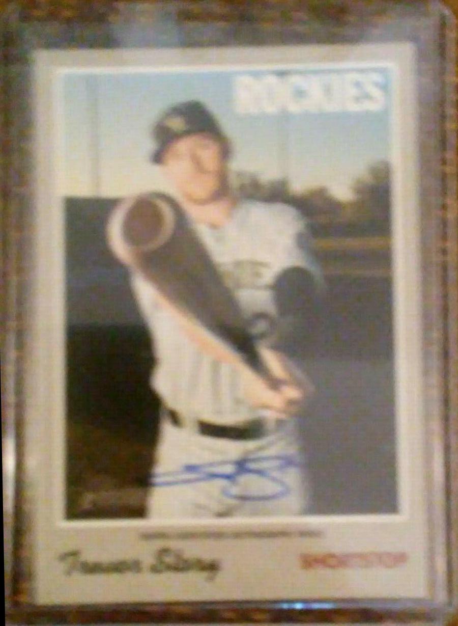Trevor Story #TST 2019 Topps Heritage Real One Autographs Baseball