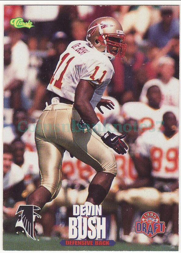 Devin Bush #26 Football Cards 1995 Classic NFL Rookies