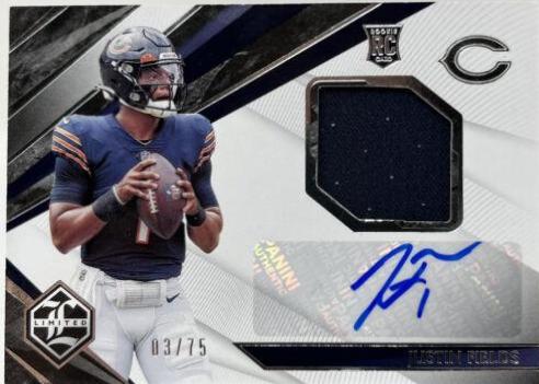 Justin Fields [Patch Autograph Silver Spotlight] #104